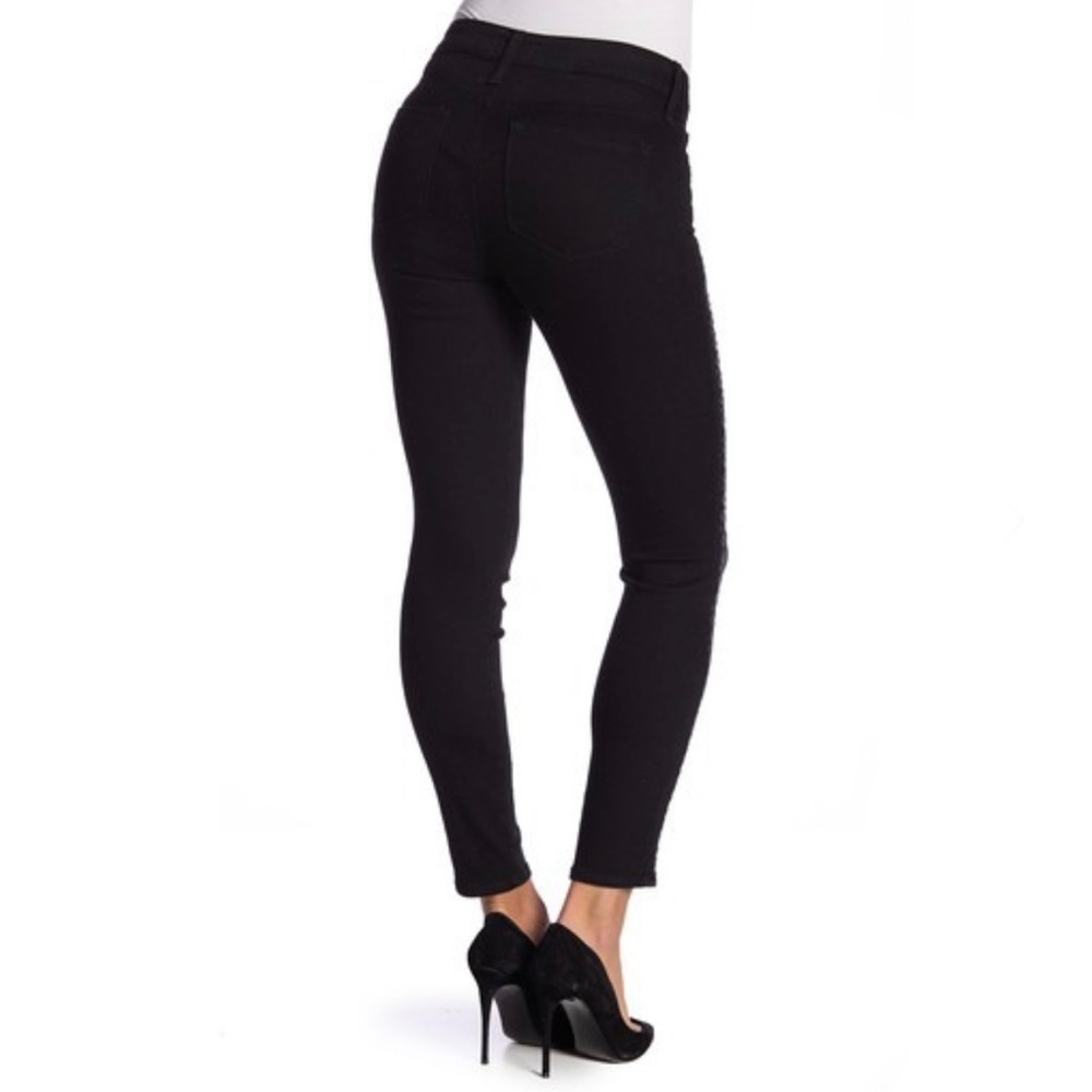 NYDJ AMI skinny black legging with side embroidery - Picture 8 of 8